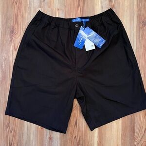Men’s Large Black Flat Front Shorts